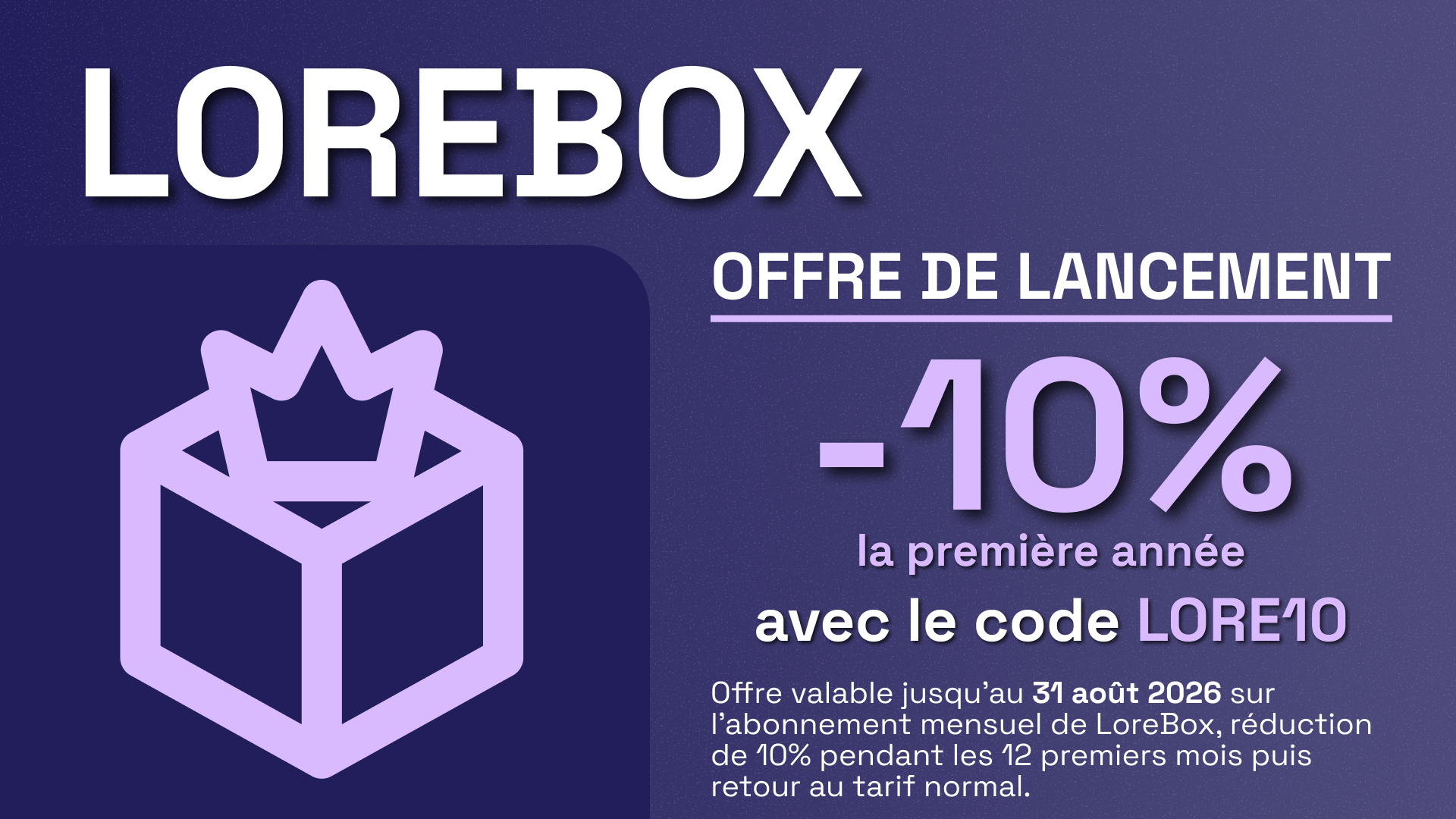 promotion lorebox application écriture worldbuilding